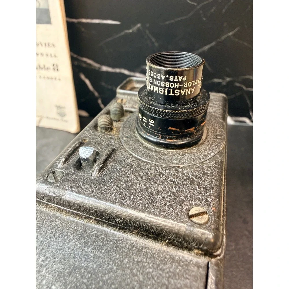 Bell & Howell Filmo Double Run Eight 134-E 8mm Movie Camera Vintage with Manual